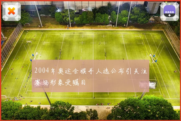 2004年奥运会旗手人选公布引关注赛场形象受瞩目